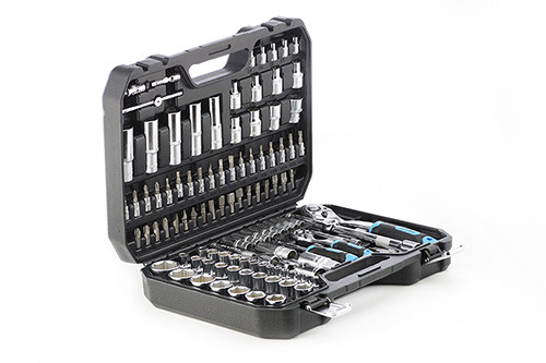 Набор Насадок (инструментов) Торцевых C Трещоткой CrV 1/4, 1/2 (90Т ...