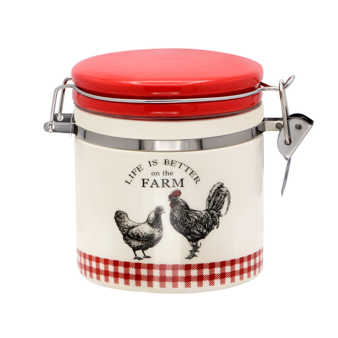 Банка керамічна із замком 500 мл "Ферма" ZF 1376 FM