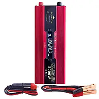 Перетворювач напруги, інвертор автомобільний 2000 W + 2 USB DDRADON, 12/220