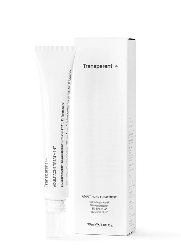 Transparent Lab Adult Acne Treatment 30 ml - Нічний активний крем для проблемої шікіри