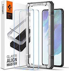 Захисне скло Spigen для Samsung Galaxy S21 FE — ALIGNmaster (2 шт.), Clear (AGL03088)