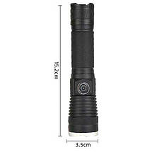 Ліхтар ручний BL-A92-P50, 1x18650, zoom, ЗУ Type-C, фото 5