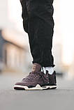 Кросівки чоловічі Nike Air Jordan 4 Retro Maniere Violet Ore фіолетовий джердан демісезонні високі модні, фото 8