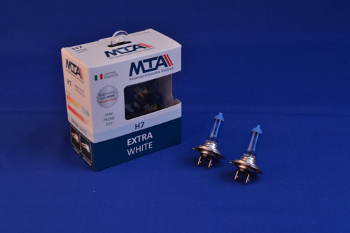 Лампа Автомобильная H7 12V 55W PX26D EXTRA WHITE (2шт) (ближняя/дальняя ...