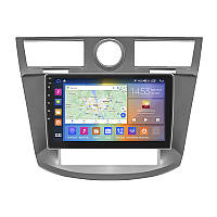 Штатная магнитола Lesko для Chrysler Sebring III 2006-2010 экран 9" 4/64Gb CarPlay 4G Wi-Fi GPS Prime