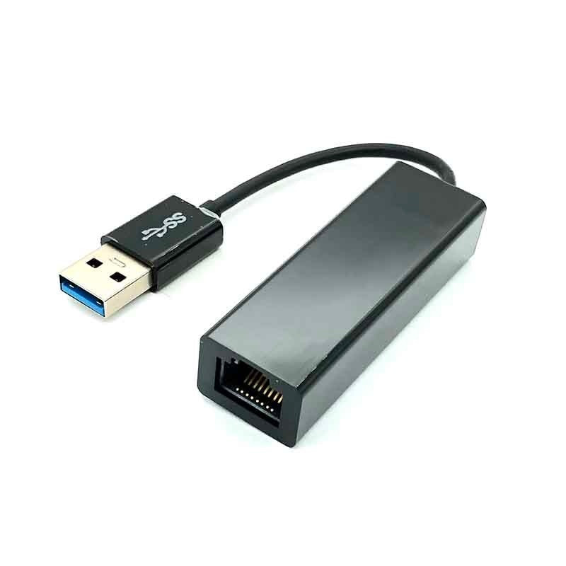 Сетевой адаптер USB 3.0 - RJ-45 LAN 1000M (Gigabit) TRY NET AX88179/RTL8153 черный новый