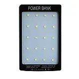 Power Bank повербанк на сонячній батареї Solar Power-40000 mAh, лампа 20 LED, ліхтарик, УМБ на 2хUSB, фото 8