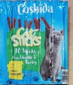 М’ясні палички Coshida (Кошида), з ягням і індичкою, 5 шт