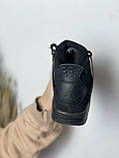 Кросівки чоловічі Nike Air Jordan 4 Retro Black Cat чорний джердан демісезонні високі модні, фото 5