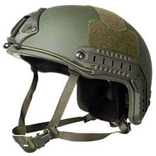 Шлем кевларовый FAST Ballistic Helmet level N1 IIIA Olive