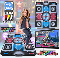 Коврик для танцев X-treme dance mat TV + PC,музыкальный танцевальный коврик для пк