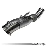 Даунпайп із спортивним каталізатором і термозахистом 034motorsport BMW F2x/F3x B58, фото 7