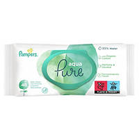 Детские влажные салфетки Pampers Aqua Pure, 48 шт