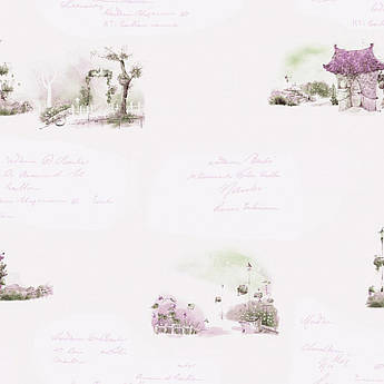 Вінілові шпалери на флізеліновій основі Yuanlong Seina 18091 Рожевий (18091)