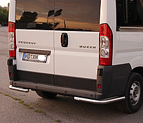 Задні куточки захист AK003 2 шт. неірж Citroen Jumper 2007-2014