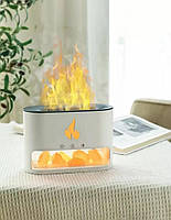Соляна лампа + Зволожувач повітря із ефектом вогню Doctor-101 Flame. Зволожувач з кольоровим підсвічуванням, фото 5