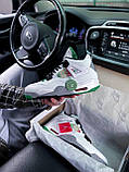Кросівки чоловічі Nike Air Jordan 4 Retro OG White білий джердан демісезонні високі модні, фото 3