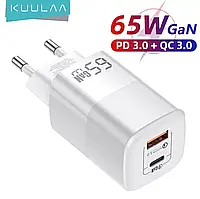 Зарядное устройство KUULAA 65W GaN Type-A/Type-C PD