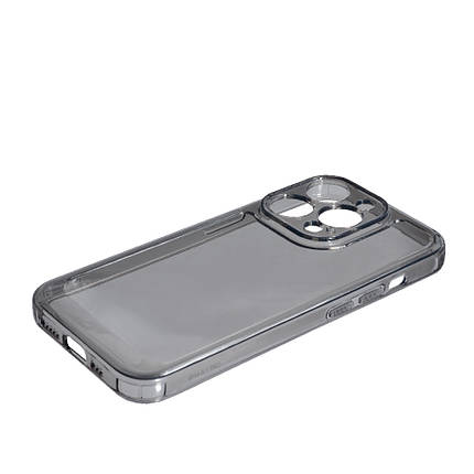 Силіконовий чохол Space Grey для Apple iPhone 14 Pro Transparent, фото 2