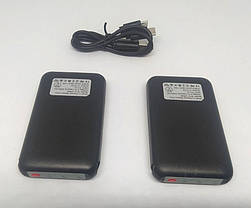 Акумулятори до одягу з підігрівом Li-ion 3.7V 4000 mAh х 2 + кабель в комплекті, фото 3