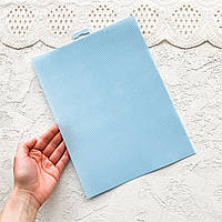 Канва пластикова для вишивки 21*28 см Блакитна