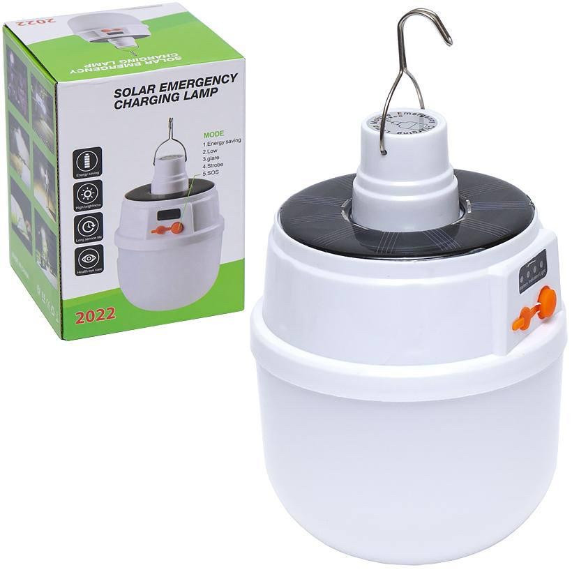 Кемпінговий ліхтар Solar Emergency Charging Lamp 2022 на сонячній батареї з акумулятором