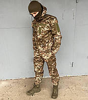 Костюм тактичний soft shell піксель, Костюм демісезонний піксель софтшел,Зимова форма Softshell