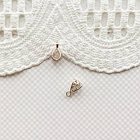 Срібло з о.Балі Бейли для кулона "Квіткові візерунки" 13*8 мм