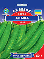 Насіння горох Альфа (50 г) ранній, Professional, TM GL Seeds