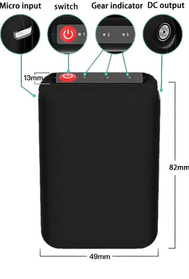 Аккумуляторы к одежде с подогревом Li-ion 3,7V 4000mAh