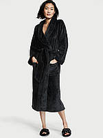 Плюшевий халат довгий Plush Long Robe Black від Victoria's Secret M\L