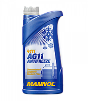 MANNOL Antifreeze AG11 Longterm 4111 Антифриз синий 1л. (концентрат)