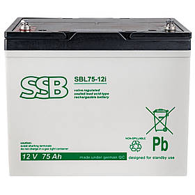 Акумулятор AGM SSB SBL 12V 75Ah