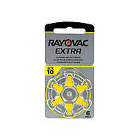 Батарейки для слуховых аппаратов Rayovac Extra № 10 (6шт/уп) PR70