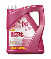 MANNOL Antifreeze AF12+ Longlife 4112 Антифриз крассный 5л. (концентрат)