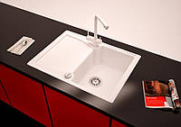 Гранитная мойка для кухни Stella Milana белый