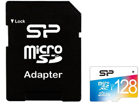 Картка пам'яті Silicon Power MicroSdXc 128 GB CLASS 10 UHS-I ELITE + AD