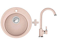 Мойка гранитная Stella Vena Авена + Кран в комплекте