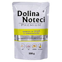 Влажный корм для собак Dolina Noteci (Долина Нотечи) Premium с гусем и картофелем, 500 г