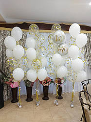 Сіт кульок гелієвих "Дівник/Весілля"