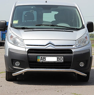 Передній захист бампера ST007 (нерж) Fiat Scudo 2007-2015