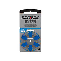 Батарейки для слуховых аппаратов Rayovac Extra № 675 (6шт/уп) PR44