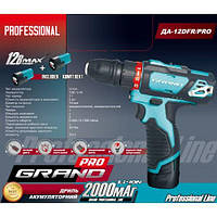 Акумуляторний шурупокрут Grand ДА-12 DFR Pro, Компактний легкий шурупокрут для дому