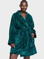 Плюшевий халат Short Cozy Robe Deepest Green від Victoria's Secret XS/S