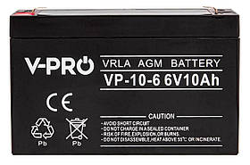 Акумулятор AGM Bateria 6V 10Ah VPRO VOLT POLSKA