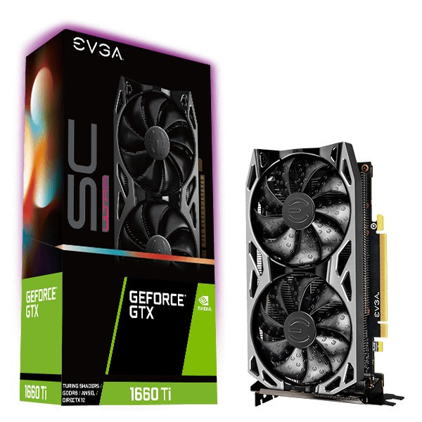 Відеокарта EVGA GeForce GTX 1660 Ti SC ULTRA 6GB GDDR6 Refurbished