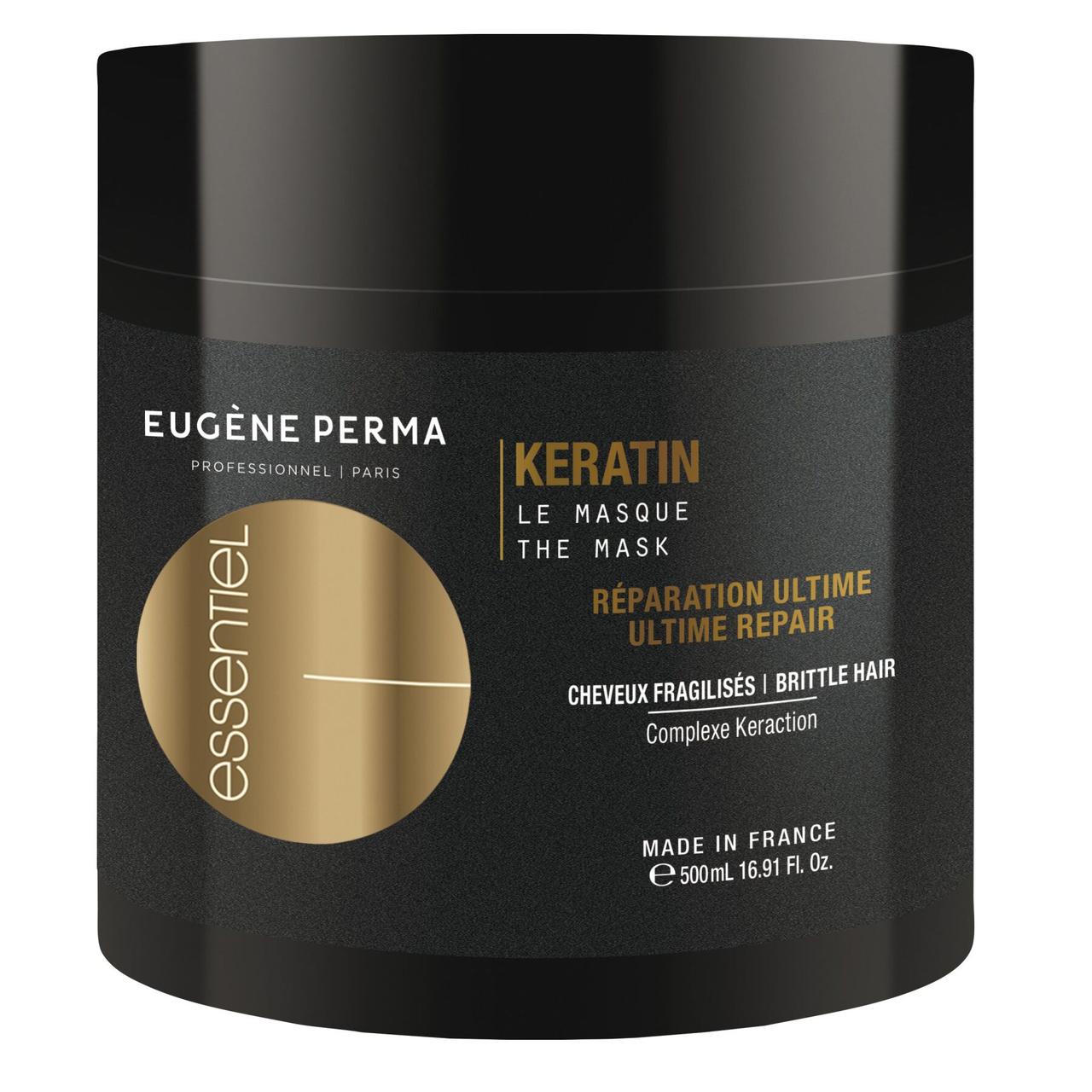 Маска кератин для ломких поврежденных волос Eugene Perma Essentiel 500