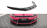 Сплиттер Volkswagen Scirocco (08-14) тюнинг губа юбка обвес элерон (V3)