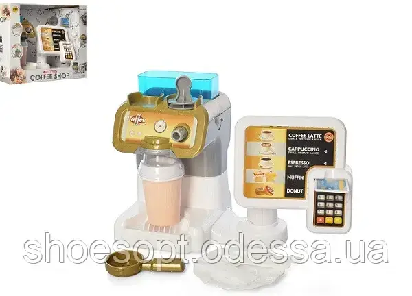 Дитяча кавомашина із сенсорним терміналом, тече вода, звук, фото 1