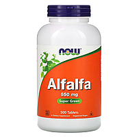 Альфальфа, люцерна Now Foods, 650 мг, 500 таблеток (NOW-02622)